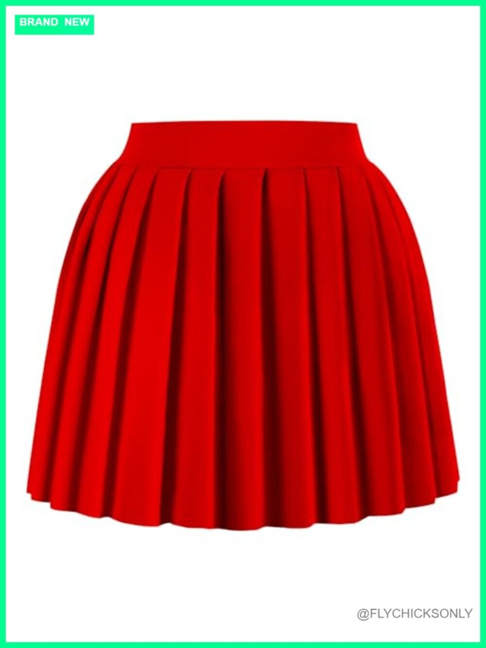 High-Waisted A-Line Pleated Mini Skirt - Y2K Skater Skirt